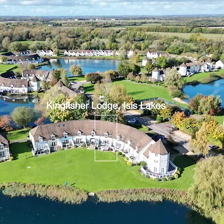 Luxury Kingfisher Lodge, Isis Lake, Within The Cotswold Waterpark Cirencester Exterior photo